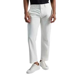 Pantalon chino slim fit pour homme 2025, pantalon classique respirant avec fermeture boutonnée et zippée - Product Image 1
