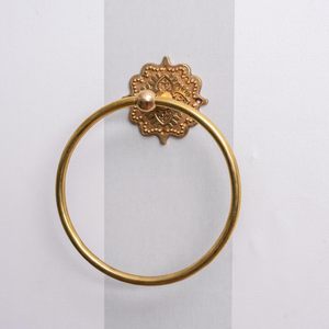 Porte-serviettes mural en laiton, porte-serviettes en bronze, porte-serviettes mural bohème, porte-serviettes mural - Product Image 1