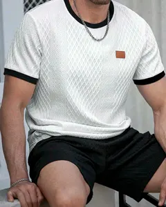 Camiseta de media manga de algodón 100% para hombre - Product Image 5