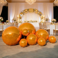 Boule miroir gonflable suspendue ballon miroir sphère miroir géante pour événements fêtes décoration de mariage