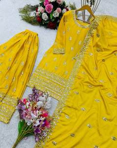 เสื้อปาร์ตี้นักออกแบบ-sarara และ dupatta กับงานปัก - Product Image 3