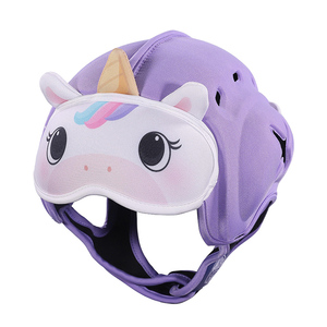 <span class=keywords><strong>Casque</strong></span> de sécurité pour bébé Mambobaby Purple Unicorn Wings, protège-tête réglable pour tout-petits pour ramper et marcher - Product Image 1