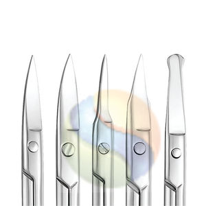 Tijeras para Cutículas de Salón de Belleza Elite, Punta de Flecha Súper Afilada, Diseño Multicolor, Tijeras Curvas de Lujo para Cutículas, Ultra Afiladas - Product Image 2