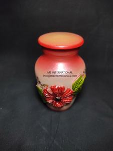 VENTE EN GROS FINE LOVING FLORAL CONCEPTION 3D URNE DE CRÉMATION EN ALUMINIUM POUR ADULTE POUR CENDRES HUMAINES - Product Image 2