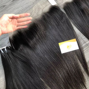 วิกผมแบบเต็มทำจากผมมนุษย์13X6แบบผูกปมเดียวสำหรับต่อผมมนุษย์ - Product Image 1