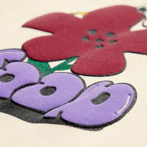 Camisetas de verano para mujer de diseño personalizado con estampado de soplo ecológico 100% algodón transpirable servicios OEM precio bajo - Product Image 5