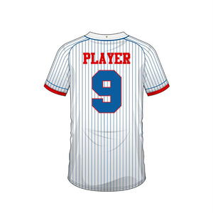 Camiseta de entrenamiento de béisbol Retro Unisex, camiseta de botón completo con sublimación personalizada, número de nombre personalizado, transpirable de talla grande rápido - Product Image 4