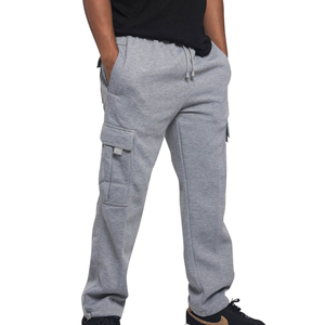 Pantalons droits pour hommes Gym Wear Fleece Loose Cargo Pants Outdoor Jogging Pantalones Hiking Running Casual Pants Pantalons pour hommes - Product Image 1