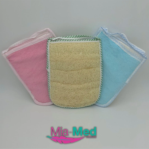 Mia ฟองน้ำขัดตัวใยบวบธรรมชาติเป็นมิตรกับสิ่งแวดล้อมเครื่องมืออาบน้ำแบบย่อยสลายได้เครื่องมือล้างร่างกาย - Product Image 5