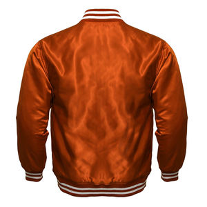 Chaqueta de bombardero bordada Varsity de alta calidad personalizada del fabricante Chaqueta de chándal de satínDDP Envío - Product Image 2