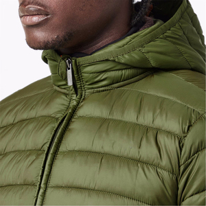 Chaqueta Cortavientos Personalizada para Hombre, Chaqueta Informal con Capucha, Cálida, Forrada de Felpa Gruesa, con Cremallera Frontal, Parka de Invierno, Resistente al Frío, Acolchada - Product Image 6