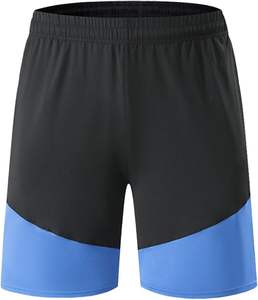 กางเกงขาสั้นผู้ชายสำหรับออกกำลังกายในยิมมีกระเป๋า2ข้างทำจากวัสดุที่ดีที่สุด - Product Image 1