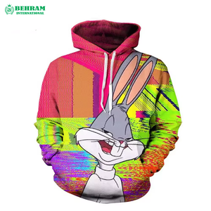 Sweat à capuche imprimé numérique Causal Wear Pull en coton thermique de haute qualité Sweat à capuche surdimensionné à sublimation homme Fournisseur en gros - Product Image 3