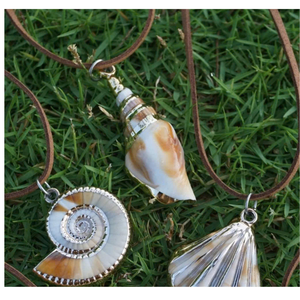 Collar de conchas marinas colorido hecho a mano para trajes de verano Collar de conchas marinas Bohemias de moda con detalles de conchas de estrellas de mar - Product Image 2