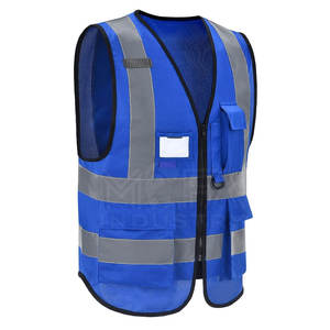 Chalecos DE SEGURIDAD reflectantes OEM para hombres Ropa de trabajo de construcción con múltiples bolsillos Chaleco de seguridad - Product Image 6