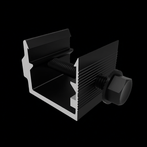 Adaptateur en L SunModo SMR100, finition anodisée noire, système de montage solaire - Product Image 3