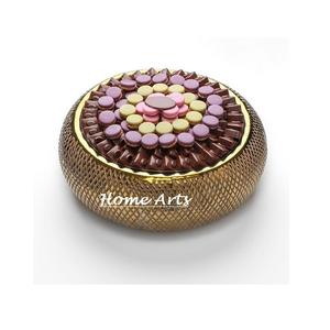 Bol à chocolats en bois et en aluminium bol à dessert en chocolats de taille personnalisée de qualité exclusive par Home Arts - Product Image 2