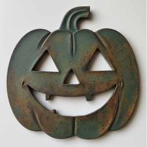 Unique iron sheet black cat silhouette ornament, patina polish handmade finish, enhancing <b>Halloween</b> seasonal <b>decorative</b> - Product Image 5