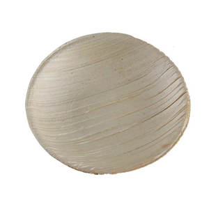 100% bols ovales jetables en feuille de palmier écologiques naturels pour les fêtes de service de nourriture Restaurants-pour le service de fruits de dessert - Product Image 4