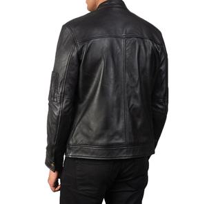 เสื้อแจ็กเก็ตหนังผู้ชายกันลมน้ำหนักเบาออกแบบได้ตามต้องการสไตล์ใหม่ - Product Image 4
