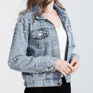 Quantité minimale de commande bas Femmes Jeans Vestes Respirant Femmes Jeans Vestes Conception Personnalisée Femmes Jeans Vestes - Product Image 5