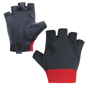 Gants de cyclisme unisexes légers antidérapants à demi-doigts de course de haute qualité en polyester écologique et sûr avec boucle auto-agrippante - Product Image 1