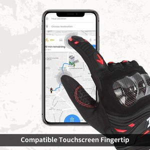 ถุงมือแข่งรถมอเตอร์ไซค์สำหรับผู้ชายถุงมือกีฬาปั่นจักรยานแบบลำลอง - Product Image 2