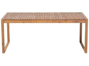 Ensemble moderne de salle à manger extérieure et de jardin Veronica en bois massif de teck avec finition naturelle pour le mobilier d'extérieur - Product Image 6