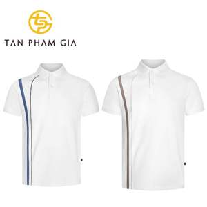 Polo de Golf pour hommes de qualité supérieure Tan Pham Gia Vietnam tissu de gommage Durable sous-vêtements en coton vente de vêtements de sport de Sport - Product Image 1