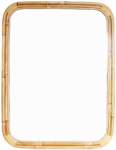Handmade Classic <b>Bamboo</b> Mirror for Table and Wedding Decoration Carved Love Pattern From Vietnam - Product Image 2