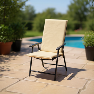 New Arrival Premium Quality Outdoor <b>Foam</b> Beach Lounger <b>Cushion</b> Pad Garden Sun Lounger Mat for Pool Patio Wholesale 5510010502 - Product Image 3