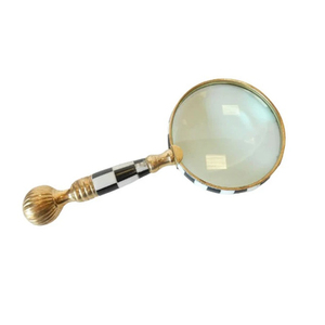 แว่นขยายอ่านเครื่องประดับโต๊ะบ้านสำนักงานการบำรุงรักษาสินค้าและห้องแสดงสินค้าในห้องแสดงสินค้าที่จับทำจากไม้และโลหะ - Product Image 3