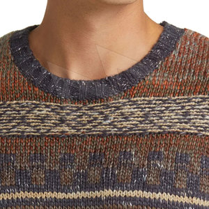 Pull hommes vêtements hommes pulls respirants couleur Pure décontracté tricot chemise automne laine pull hommes chandails - Product Image 5