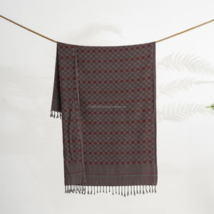 ผ้าขนหนูเช็ดมือล้างหินลายตารางหมากรุกสไตล์วินเทจเนื้อนุ่มทำด้วยมือ - Product Image 5