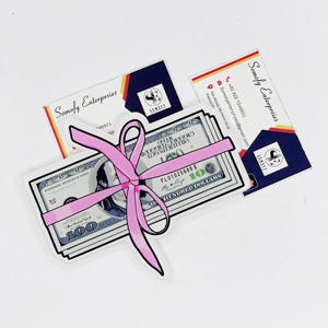 แผ่นอะคริลิกรูปหัวใจแบบกำหนดเองได้ ลายดอลลาร์ เป็นมิตรกับสิ่งแวดล้อม สำหรับต่อขนตา พร้อมฉลากที่ยั่งยืน - Product Image 1