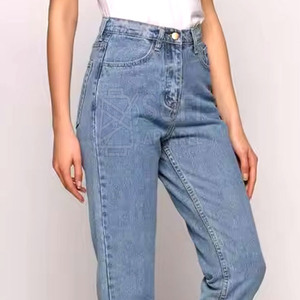 Pantalons en jean pour femmes, fabrication en usine, vente chaude, hiver, devant plat, vente en gros, 100% coton, écologique, respirant, haute qualité - Product Image 6