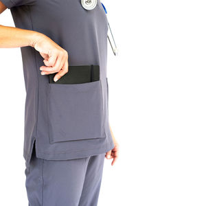 Conjunto de Uniforme Médico Personalizable para Mujer, Pantalones Deportivos, Tejido de Punto con Spandex, Transpirable y Cómodo - Product Image 3