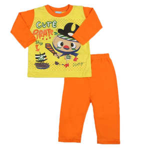 Traje de 2 Piezas de Manga Larga para Niños - Naranja - Product Image 4