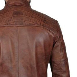 Chaqueta de motorista de cuero PU de alta calidad para hombre, logotipo personalizado, manga larga, moda de invierno, transpirable, con soporte y bolsillo, patrón de calle alta - Product Image 6