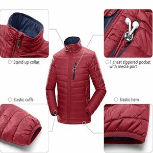 Veste d'hiver matelassée en duvet pour homme, coupe-vent, veste à bulles d'hiver pour homme - Product Image 6