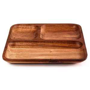 Plateau de service de cuisine moderne antique fait à la main plateau en bois décoratif en incrustation d'os d'Inde nacre plateau en incrustation d'os élégant - Product Image 3
