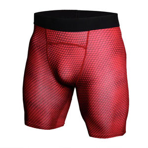 Men's Solid Pattern Gym Shorts Casual Joggers & Sweatpants for Fitness Workout <b>Active</b> Shorts with Mesh Cloth Bodybuilding - Product Image 1
