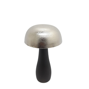 Set of 2 Mango Wood Mushroom Natural Color <b>Small</b> Size Sculpture for Indoor & Outdoor Decoration Handmade Bulk - Product Image 5