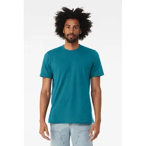 Bella Canvas 3001 Marine Color Tee Achat en gros pour des vêtements personnalisés T-shirt respirant personnalisable Cool et T-shirt à manches courtes