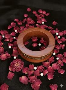 Eco Conscious Handmade Wooden Bangles <b>Bracelet</b> for Women Rustic Natural Wooden Bangles <b>Bracelet</b> with Smooth Matte Finish - Product Image 3