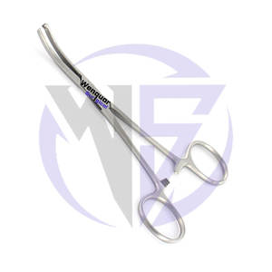 Available Kocher Forceps Curved Hemostatic Clamps Custom Size 14 / 16cm Surgical Stainless Steel Factory Wenquar Instruments - Product Image 2