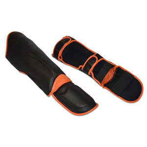 Espinilleras de cuero para adultos de alta calidad, equipo de protección al mejor precio para entrenamiento de boxeo, espinilleras y protectores de piernas - Product Image 5