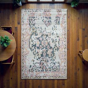 Tapis moderne en laine noué à la main, motif géométrique, aspect vieilli, écologique, à poils épais, décoratif pour salon - Product Image 6