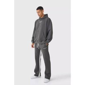 ชุดกีฬาสำหรับผู้ชายชุดวอร์มผ้าฟลีซผ้าฝ้ายสำหรับเล่นกีฬาฤดูหนาวดีไซน์ใหม่ - Product Image 1