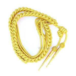 Cordón de Uniforme de Alta Calidad Personalizado OEM, Cordón de Alambre de Latón, Accesorio Ceremonial con Diseño Personalizado para la Venta - Product Image 6
